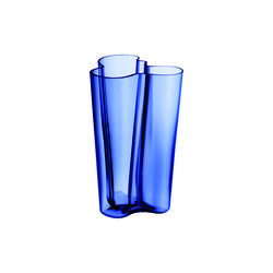 Alvar Aalto vase, ultramarineblå