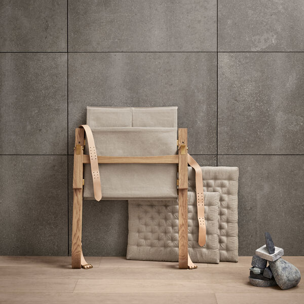 FK11 Plico loungestol, hvitoljet eik/natur, Carl Hansen & S&oslash;n