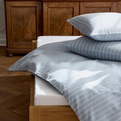 EVEN STRIPE senget&oslash;y, blue haze, Georg Jensen Damask