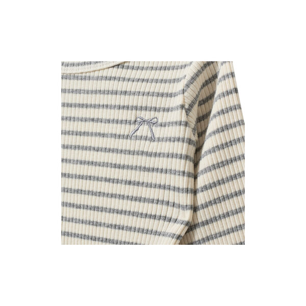 DicteKB Bodystocking, grey striped, Sofie Schnoor