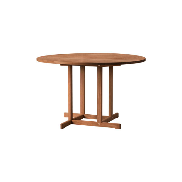 BM80 Mogensen Shaker Table &Oslash; 120 cm, oljet r&oslash;kt eik, Fredericia Furniture