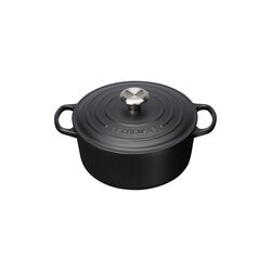 Signature rund gryte &Oslash; 28 cm, matte black, Le Creuset