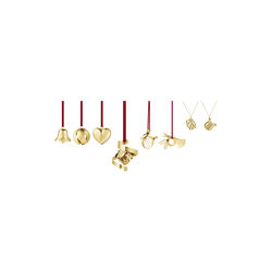 2026 Juleornament Sett 8 stk., gull, Georg Jensen
