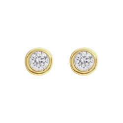 Orla - Small Crystal Stud &oslash;reringer, gull, timi of Sweden