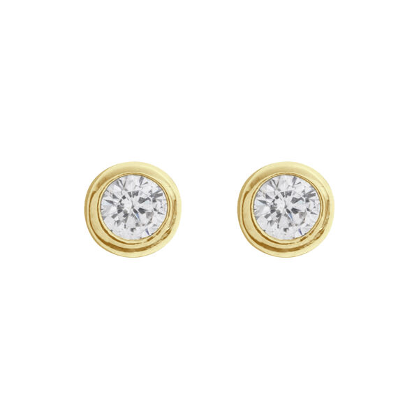 Orla - Small Crystal Stud &oslash;reringer, gull, timi of Sweden
