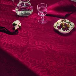 Stjerne Riflet Jul duk, r&oslash;d, Royal Copenhagen