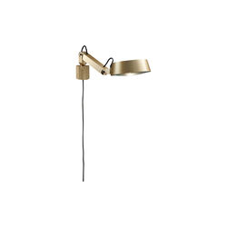 DARK W1 vegglampe, brass, LIGHT-POINT