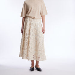 Ihrin skirt, eggshell, ONE and OTHER