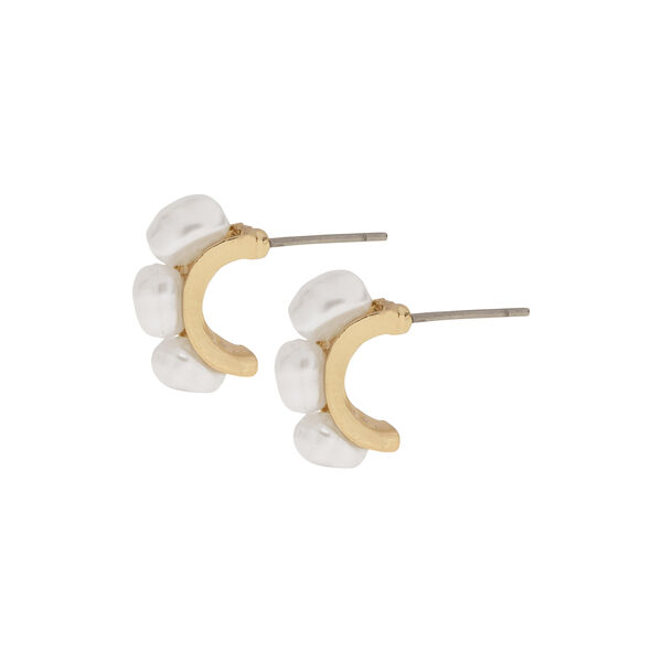 Essie - perle Hoop Stud &oslash;reringer, gull, timi of Sweden