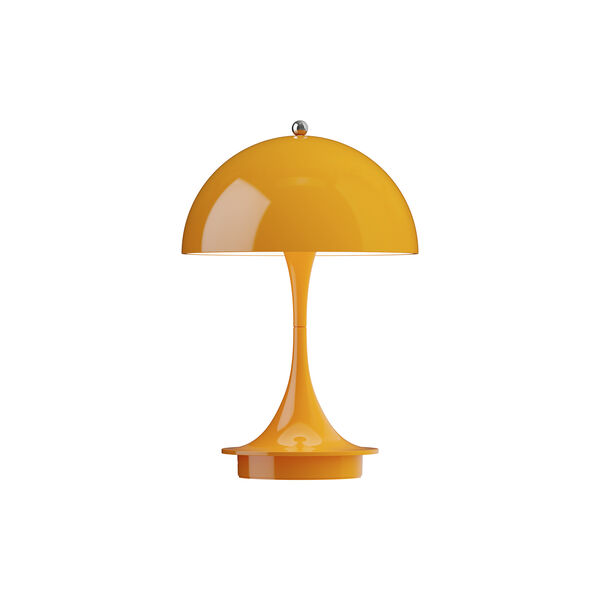 Panthella 160 Portable Table Lamp, opaque orange, Louis Poulsen