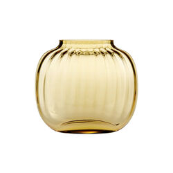 Primula vase, amber