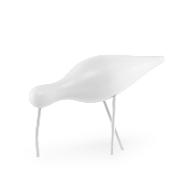 Shorebird large, white, Normann Copenhagen