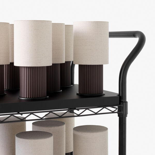 Manhattan SC52 portabel bordlampe, bronzed brass/kanvas Manhattan SC52 portabel bordlampe, bronzed brass/kanvas, &Tradition