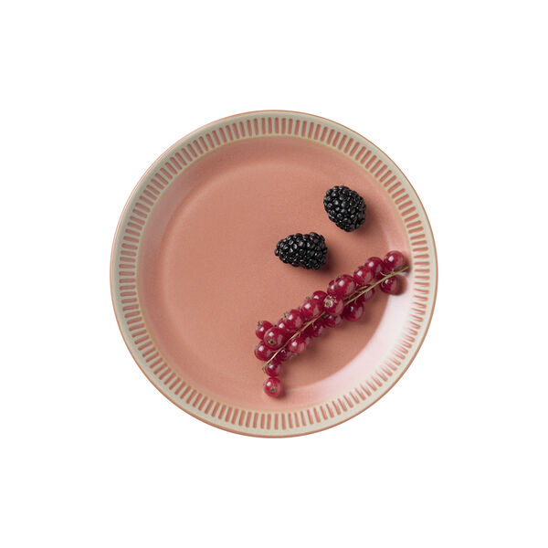 Colorit asjett &Oslash; 19 cm, coral, Knabstrup Keramik