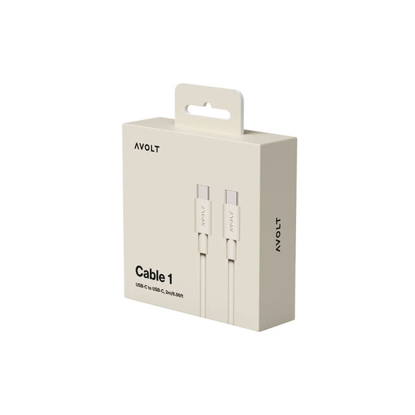 Cabel 1 USB-C to USB-C, nomad sand, Avolt