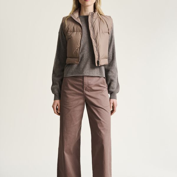 Feather down kort vest, deer, BITTE KAI RAND