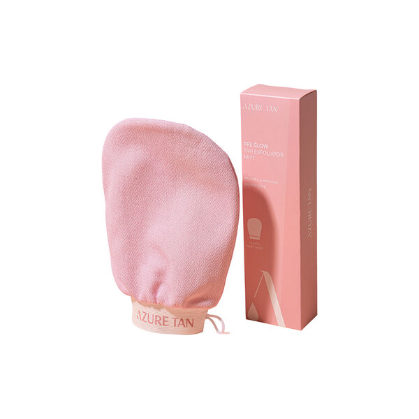 EXFOLIATOR MITT, AZURE TAN