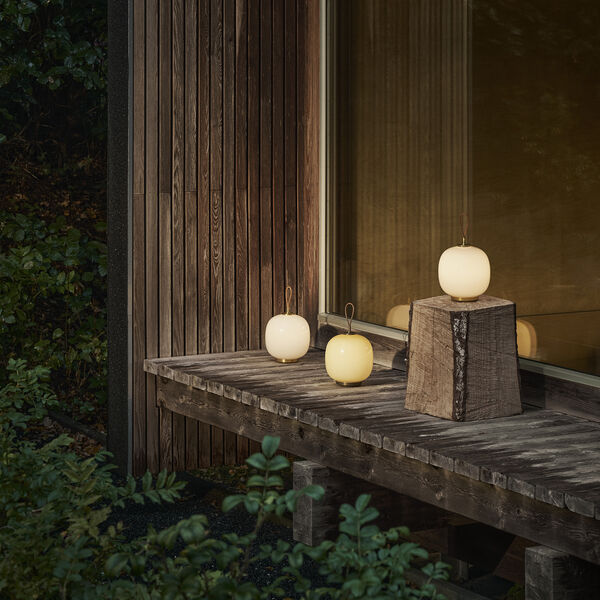 VL45 Radiohus Portable Lamp, pale yellow, Louis Poulsen