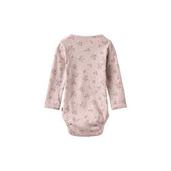Body L/S Roselinde, 1358 lilac flowers, Wheat