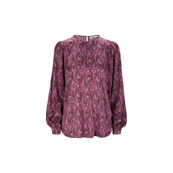 Paisley Blaire bluse, fuchsia, Katrin Uri