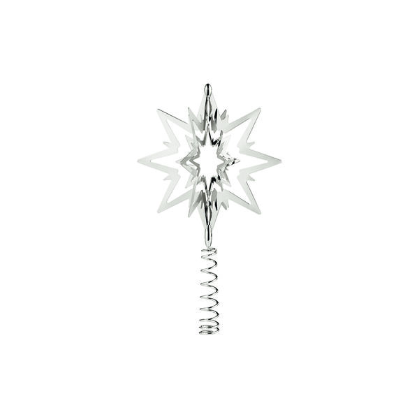 Toppstjerne liten, st&aring;l, Georg Jensen
