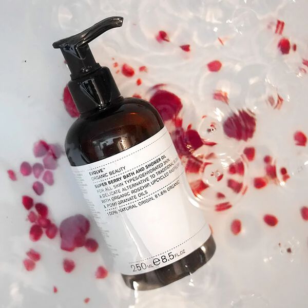 Super Berry Bath and Shower Oil, Evolve Organic Beauty