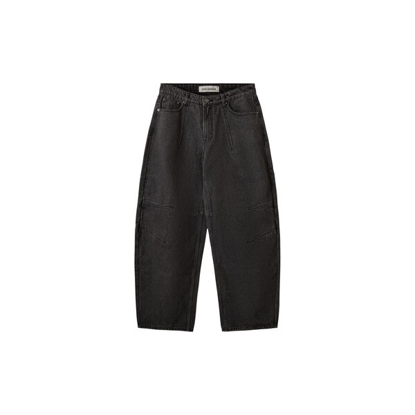 BECKASW BARREL SHAPED JEANS, 1024 black washed denim, Sofie Schnoor