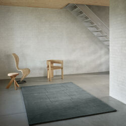 Geometric Maze gulvteppe, moss, Linie Design