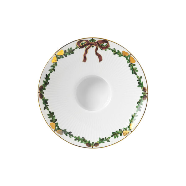 Stjerne Riflet Jul lysestake 15,5 cm, Royal Copenhagen