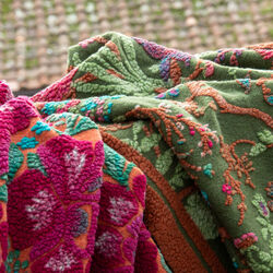 Paradisiaco pledd, green, Frati Home