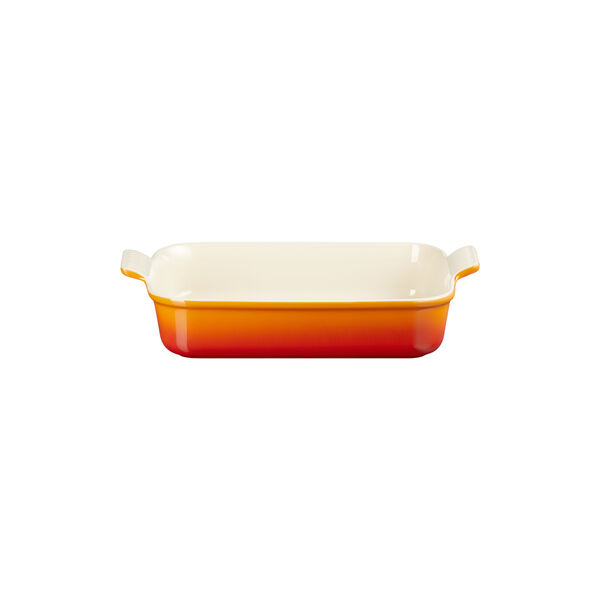 Heritage rektangulært fat 32 cm, volcanic, Le Creuset
