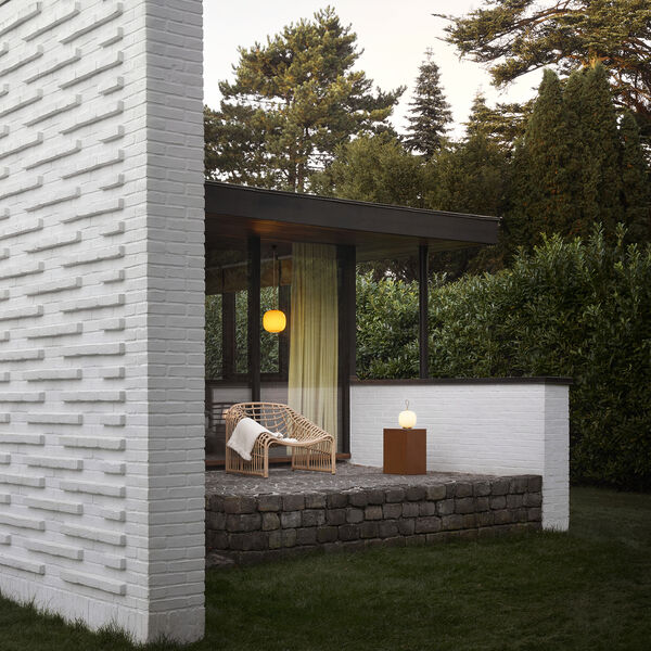 VL45 Radiohus Portable Lamp, opal white, Louis Poulsen