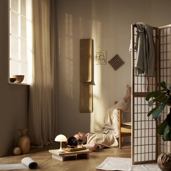 Panthella 160 Portable Table Lamp, opal beige Panthella 160 Portable Table Lamp, opal beige, Louis Poulsen