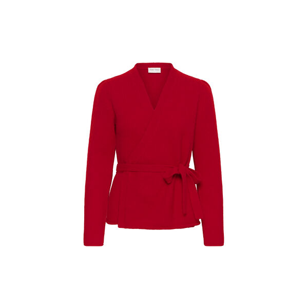DumitraPW Cardigan | goji berry, Part Two