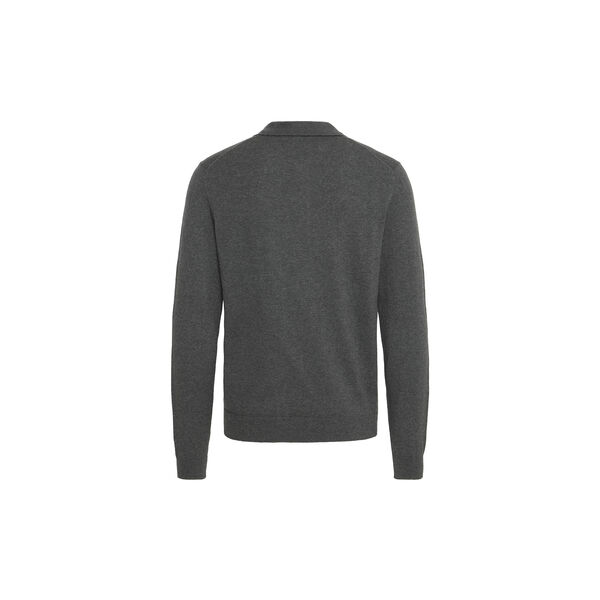 CFFRODE Polo Knit, dark grey melange CFFRODE Polo Knit, dark grey melange, Casual Friday