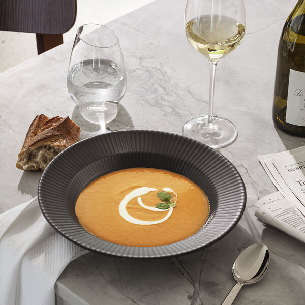 Legio Nova dyp tallerken 22 cm, black, Eva Trio