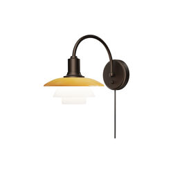 PH 2/2 Vegglampe Centenary Edition, amber/opal white, Louis Poulsen
