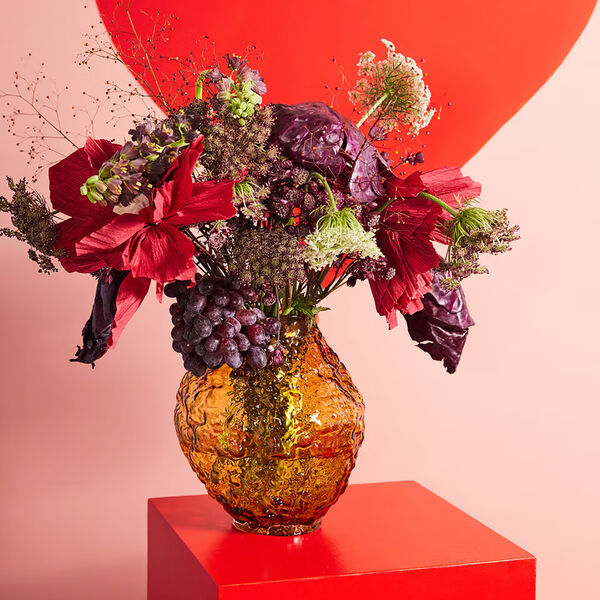 Vase Corallo M, lys amber, Byon