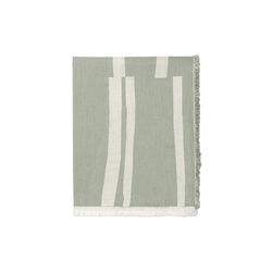 Lyme Grass pledd, green, ELVANG