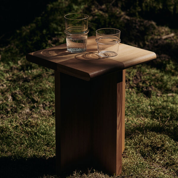 Boya H&oslash;yt glass 2 stk., clear with bubbles, Ferm Living