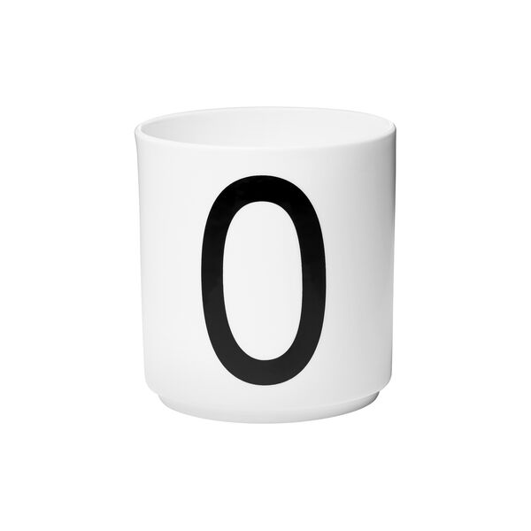 Arne Jacobsen porselenskopp, O, Design Letters