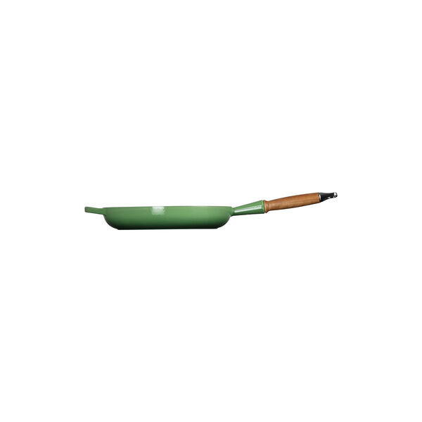 Signature st&oslash;pejern stekepanne med treh&aring;ndtak &Oslash; 28 cm, bamboo green, Le Creuset