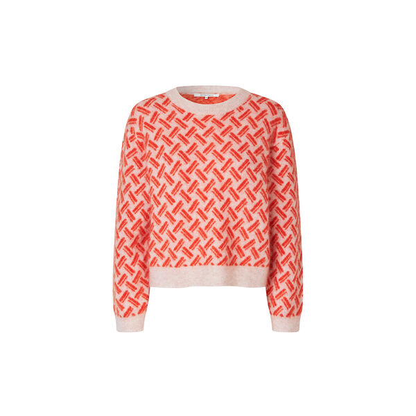 Kaja Knit O-Neck, poinciana, Second Female