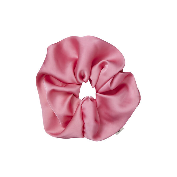 Solid Thick Satin Scrunchie, hot pink, Becks&ouml;ndergaard