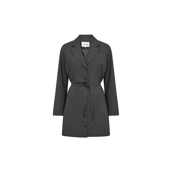 LR-PRESLEY 3 Dress, dark grey melange, Levet&eacute; Room