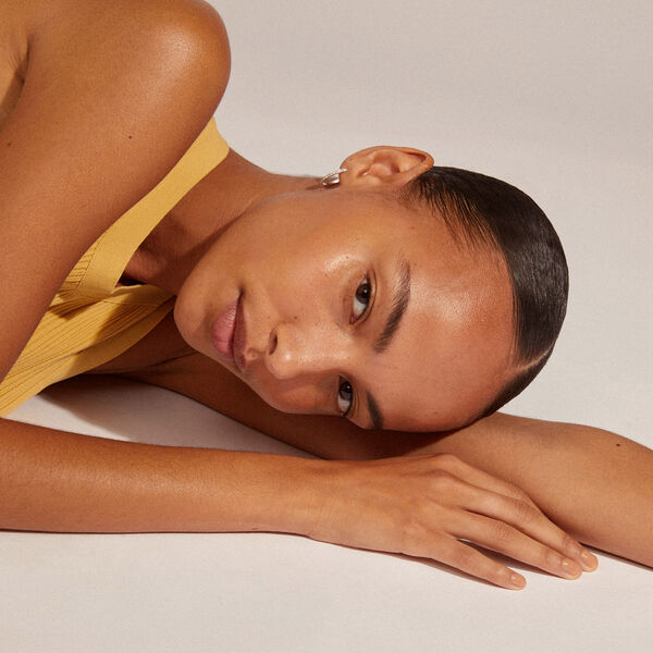 EBNA store krystall hoops, s&oslash;lvbelagt, Pilgrim