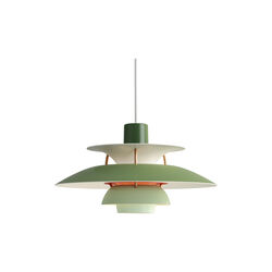 PH 5 Mini pendel, hues of green, Louis Poulsen