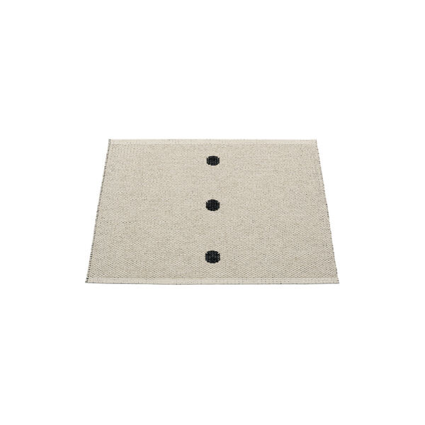 Peg gulvl&oslash;per, black/linen, Pappelina