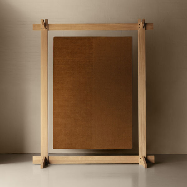 Echo Yano gulvteppe, mustard, Linie Design
