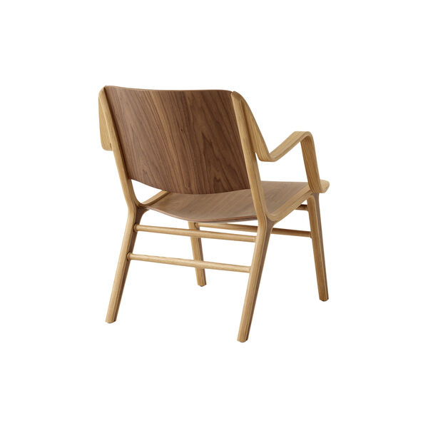AX HM11 Lounge Chair, lacquered oak/walnut, &Tradition
